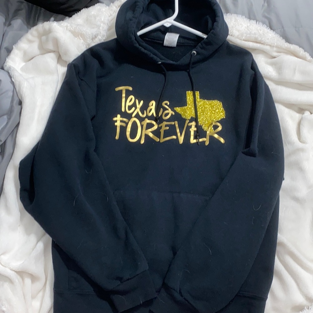 Texas Forever black hoodie